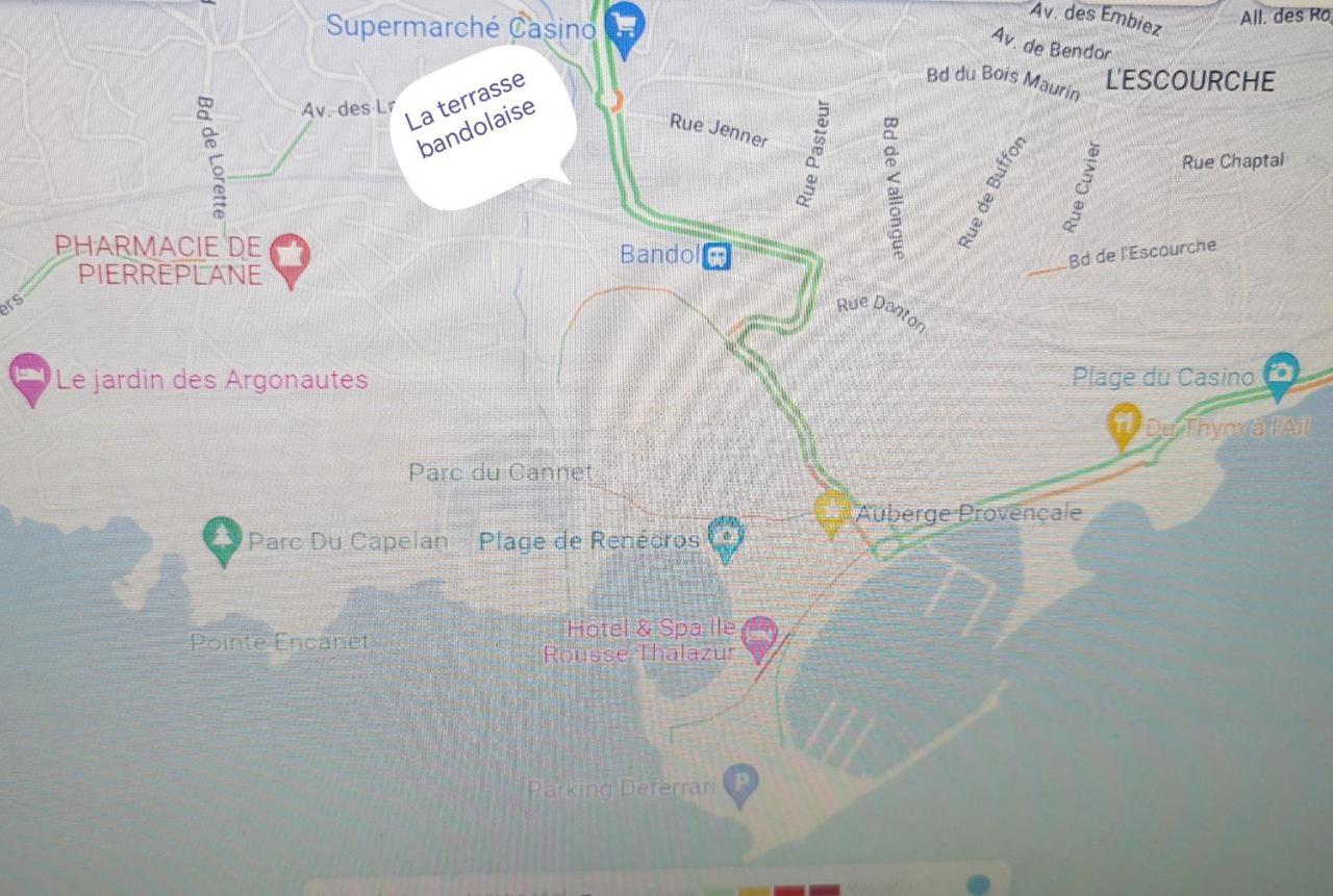 La Terrasse Bandolaise Tout A Pied, Wifi, Clim, Parking ภายนอก รูปภาพ